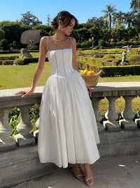 Serendipity Frenchy Flowy Uzun Elbise - Phentora