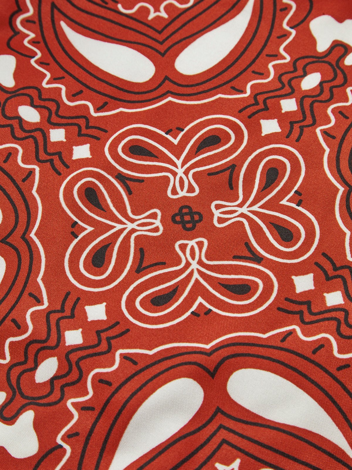 Paisley Desenli Önden Bağlamalı Yelek - Phentora