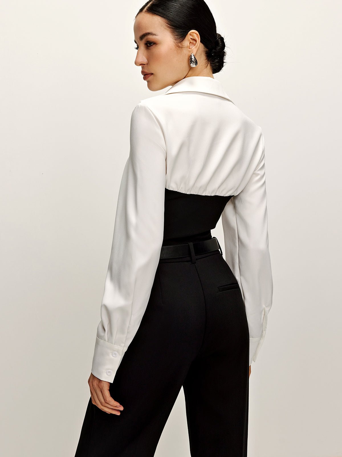 Two Tone Panel Polo Gömlek - Phentora