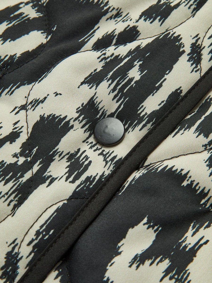 Leopard Desenli Şık Ceket - Phentora