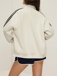 Sportive Striped Hırka - Phentora