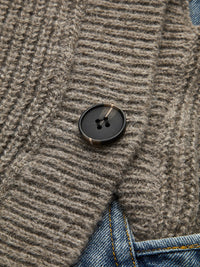 Asimetrik Patchwork Cepli Hırka - Phentora