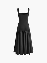 Fırfırlı Uzun İnce Askılı Sundress - Phentora