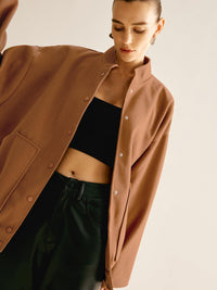 Sculpted Comfort Bomber Ceket - Phentora