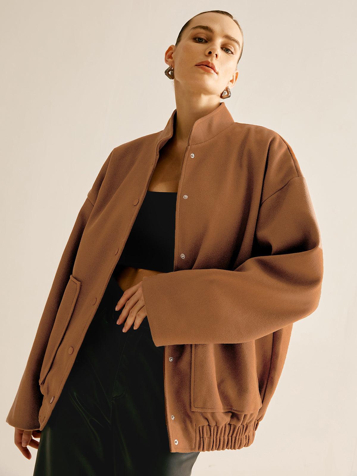 Sculpted Comfort Bomber Ceket - Phentora