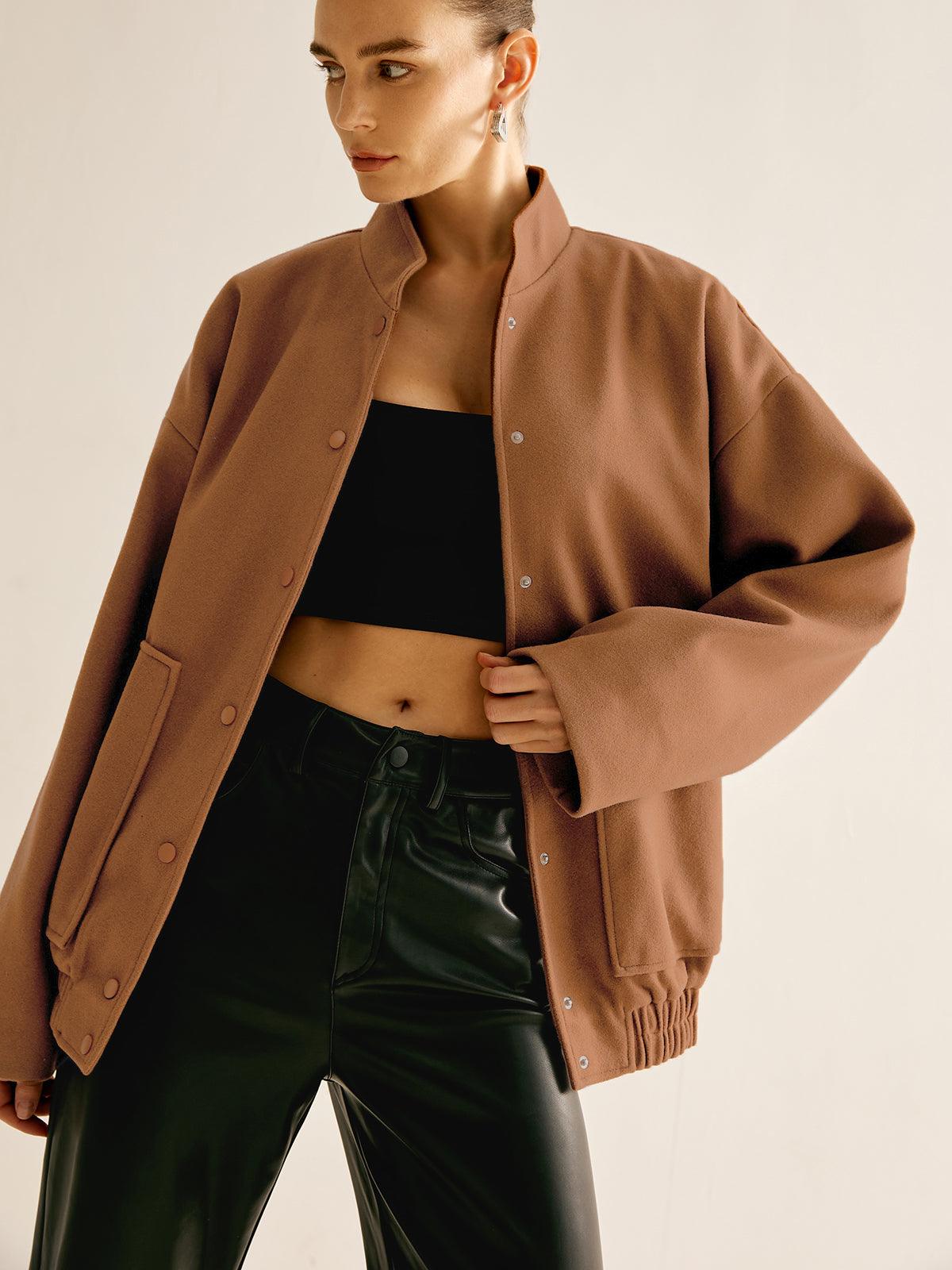 Sculpted Comfort Bomber Ceket - Phentora