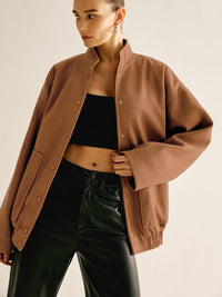 Sculpted Comfort Bomber Ceket - Phentora