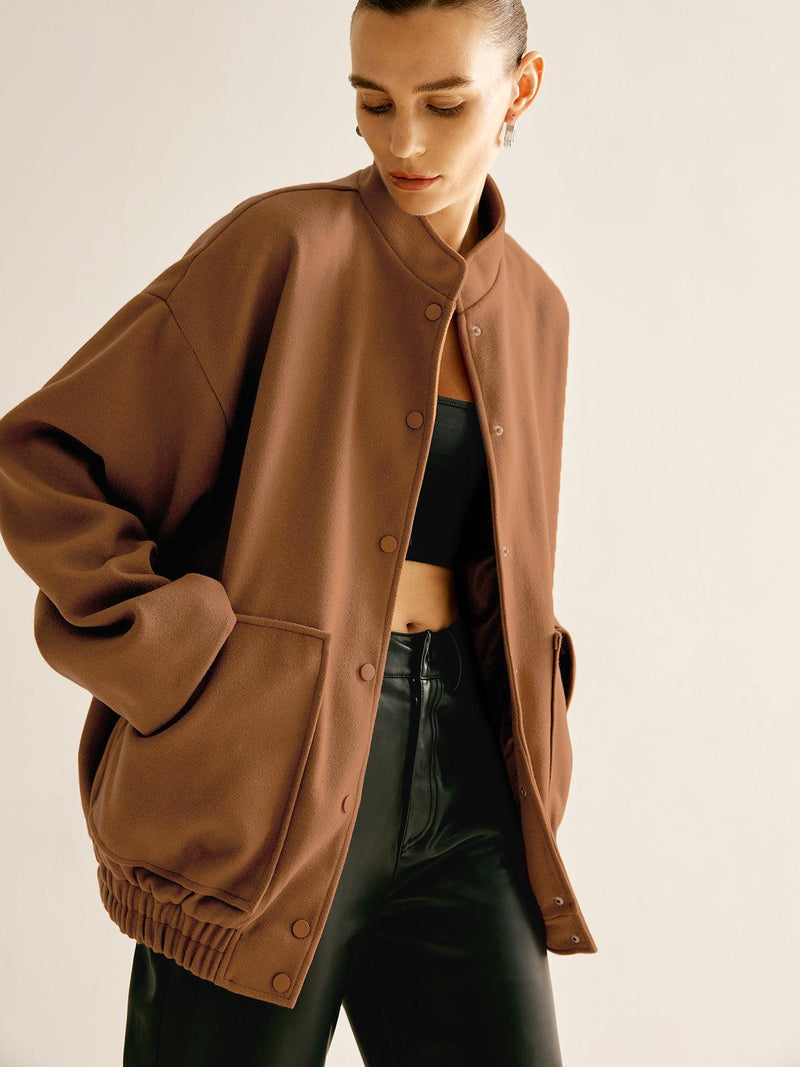 Sculpted Comfort Bomber Ceket - Phentora