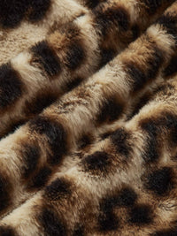 Leopar Desenli Faux Kürk - Phentora