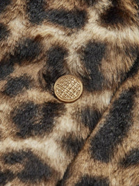 Leopar Desenli Faux Kürk - Phentora