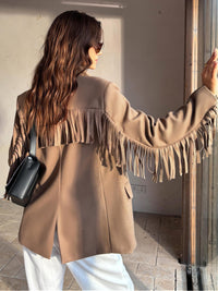 Desert Breeze Püsküllü Blazer Ceket - Phentora