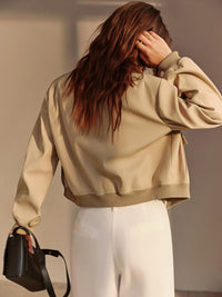 Urban Neutral Bomber Ceket - Phentora