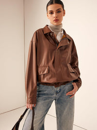 Urban Luxe Deri Ceket - Phentora