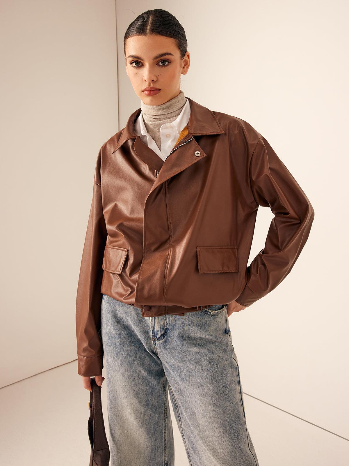 Urban Luxe Deri Ceket - Phentora