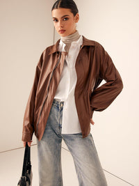 Urban Luxe Deri Ceket - Phentora
