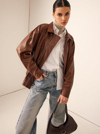 Urban Luxe Deri Ceket - Phentora