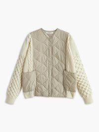 Kapitone Harmony Knit Ceket - Phentora