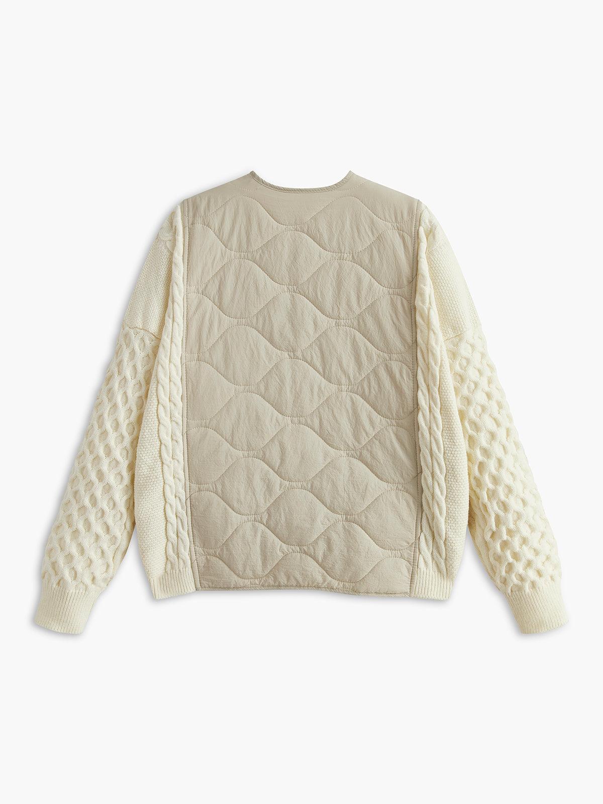 Kapitone Harmony Knit Ceket - Phentora