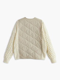 Kapitone Harmony Knit Ceket - Phentora