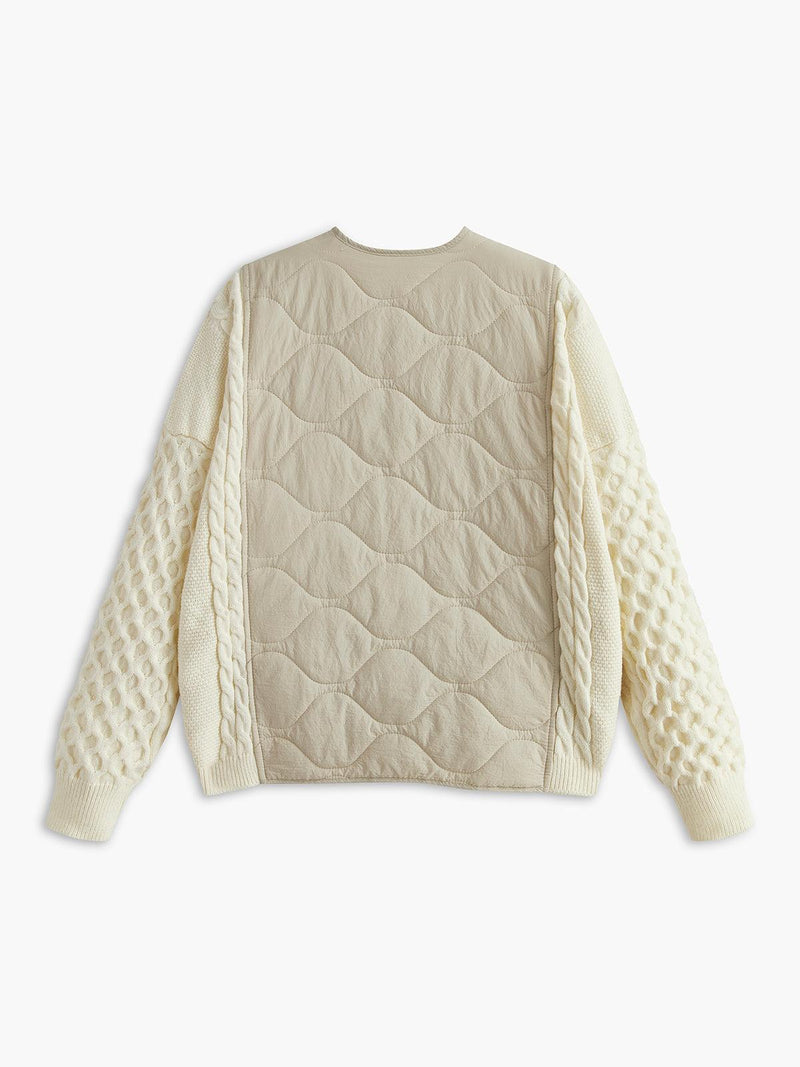 Kapitone Harmony Knit Ceket - Phentora
