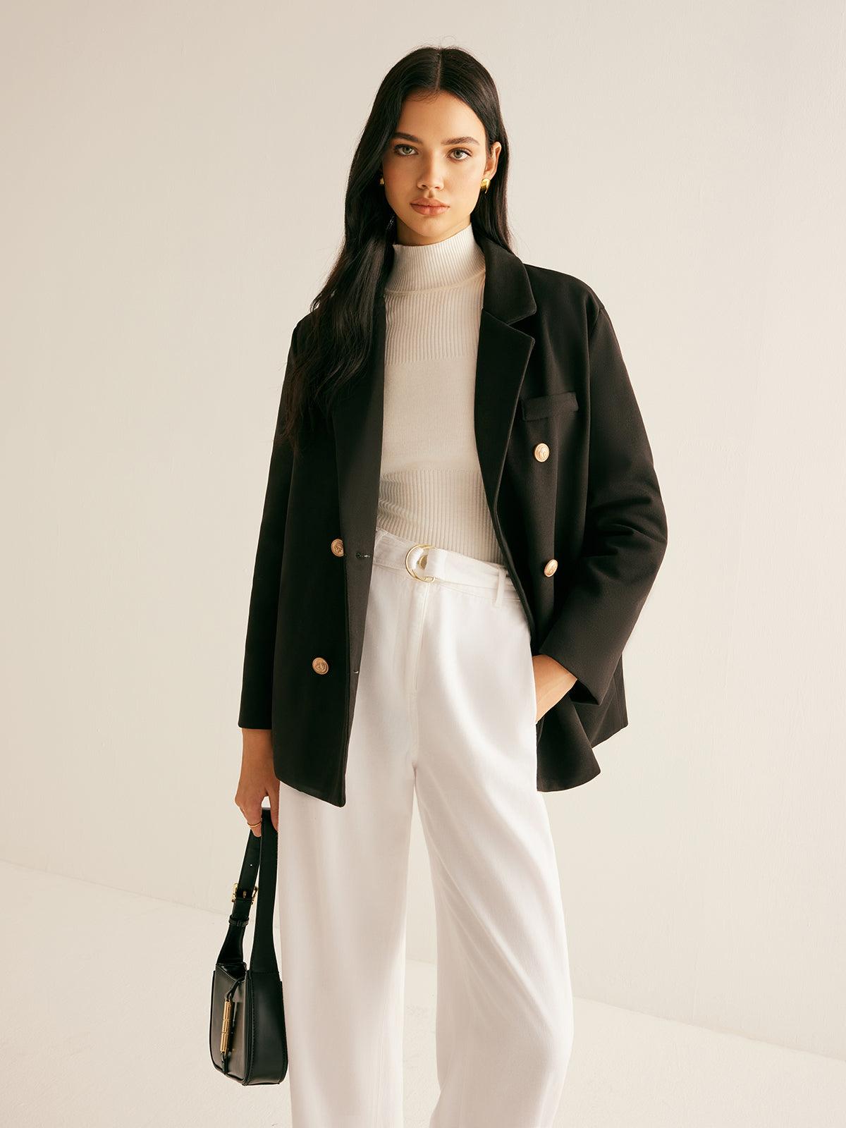Golden Grace Blazer Ceket - Phentora