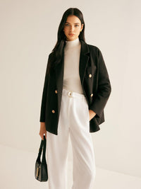 Golden Grace Blazer Ceket - Phentora