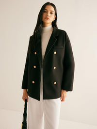 Golden Grace Blazer Ceket - Phentora