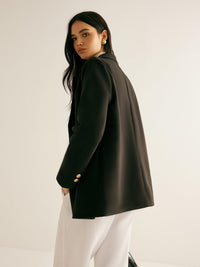 Golden Grace Blazer Ceket - Phentora