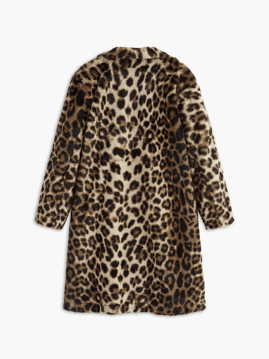 Leopar Desenli Faux Kürk - Phentora