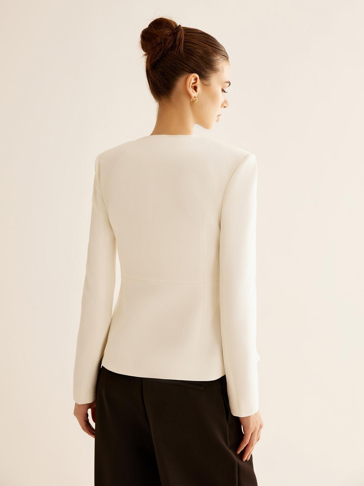 Pearl Elegance Blazer Ceket - Phentora