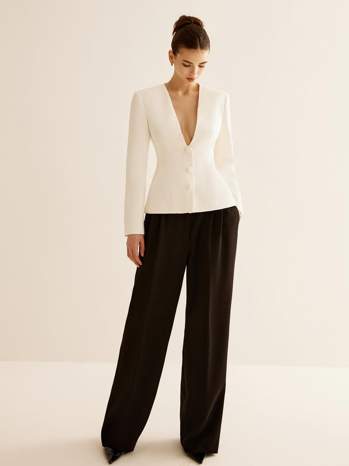 Pearl Elegance Blazer Ceket - Phentora