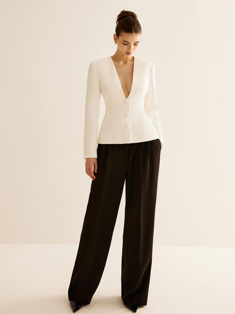 Pearl Elegance Blazer Ceket - Phentora