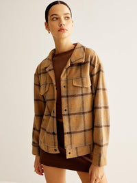 Rustic Ekose Overshirt Ceket - Phentora