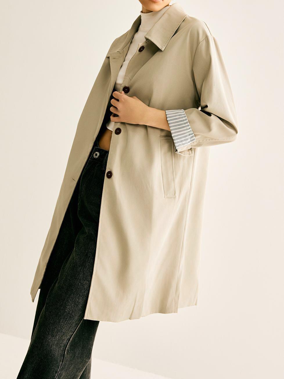 Minimal Charm Trençkot - Phentora