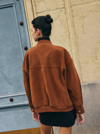 Rust Heritage Süet Ceket - Phentora