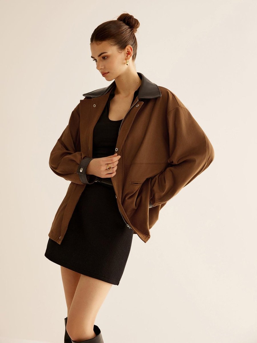 Modern Luxe Kontrast Ceket - Phentora
