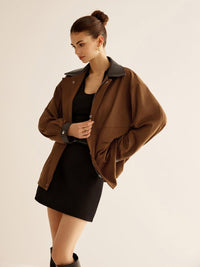 Modern Luxe Kontrast Ceket - Phentora