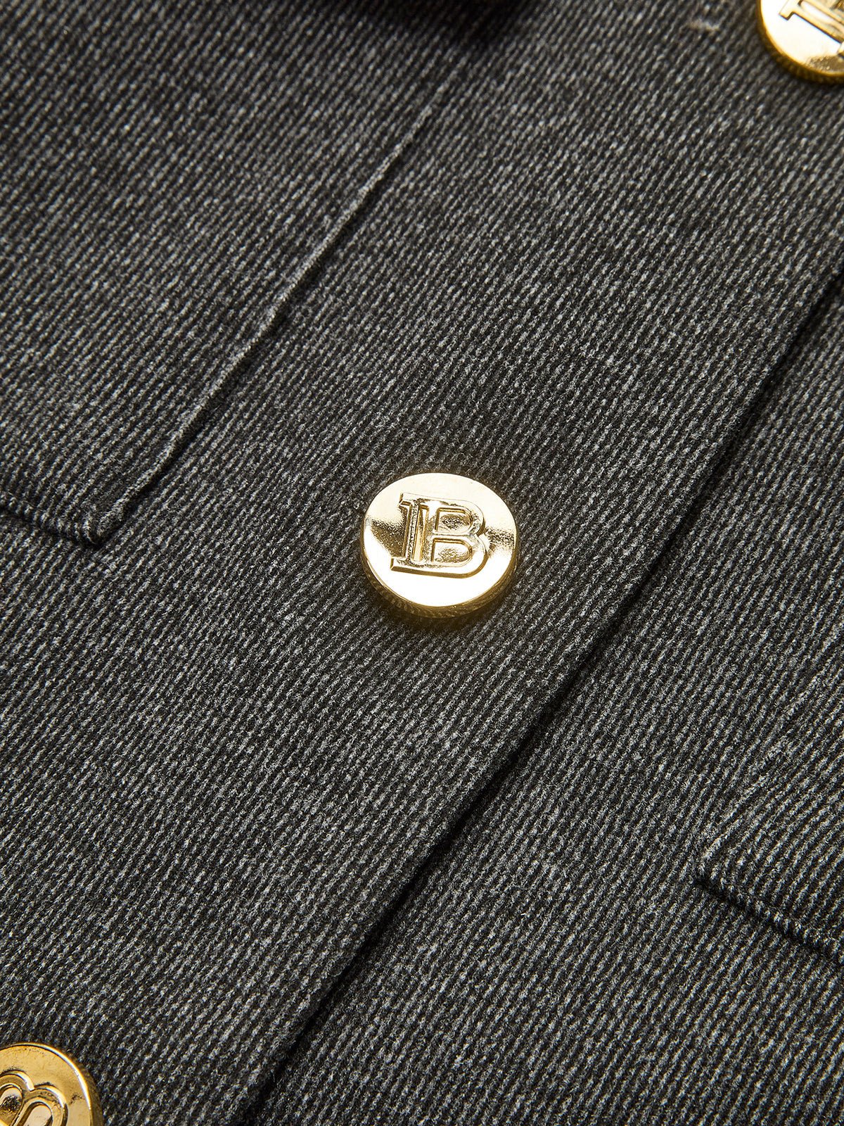 Zıt Yaka Düğmeli Küçük Beden Blazer - Phentora