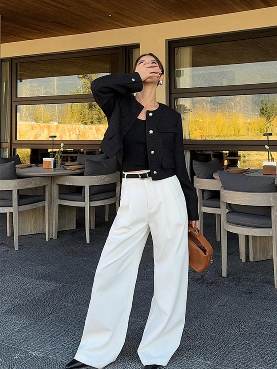 Midnight Elegance Blazer - Phentora
