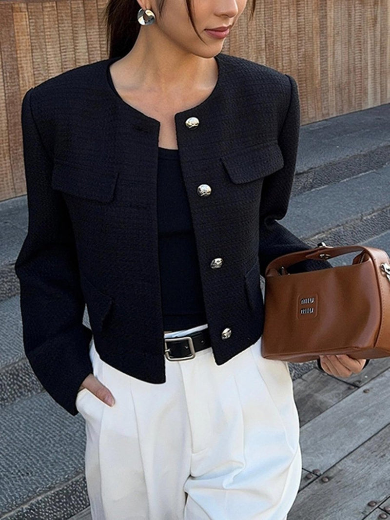Midnight Elegance Blazer - Phentora