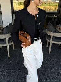 Midnight Elegance Blazer - Phentora