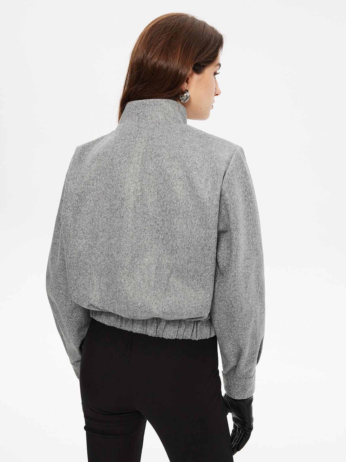 Zarif Wool Kısa Ceket - Phentora
