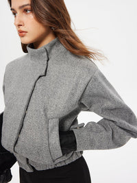 Zarif Wool Kısa Ceket - Phentora