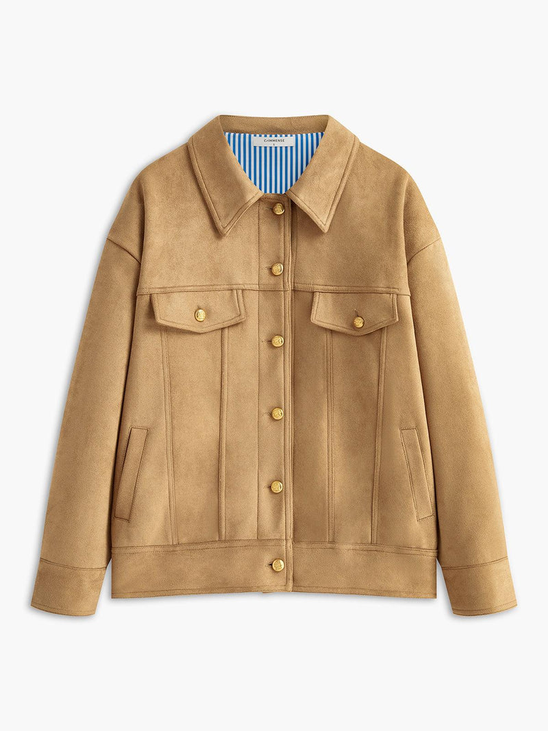 Urban Chic Bol Kesim Süet Ceket - Phentora