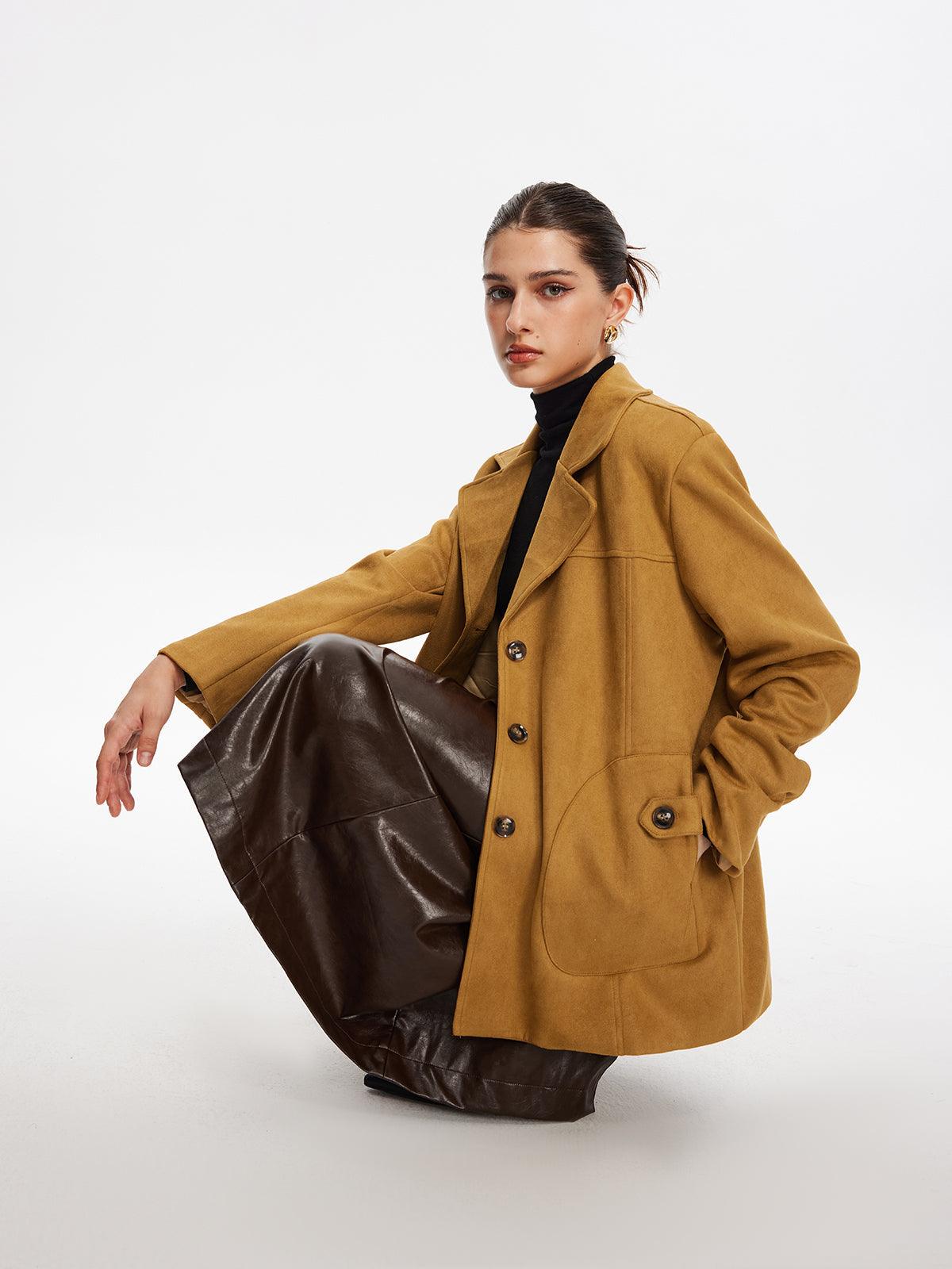 Amber Glow Blazer Ceket - Phentora