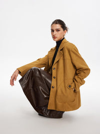 Amber Glow Blazer Ceket - Phentora