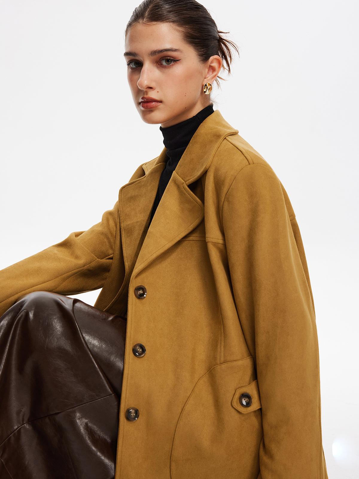 Amber Glow Blazer Ceket - Phentora