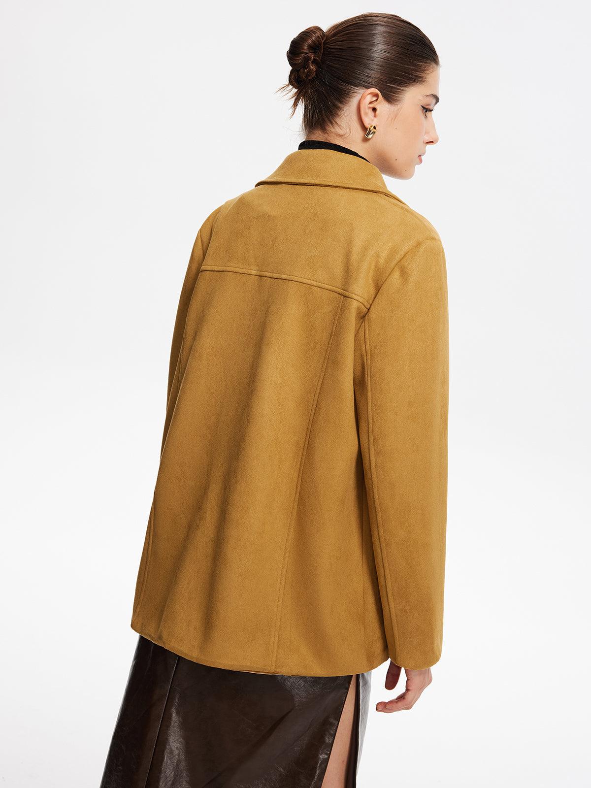 Amber Glow Blazer Ceket - Phentora