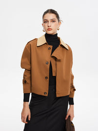 Contempo Crop Ceket - Phentora