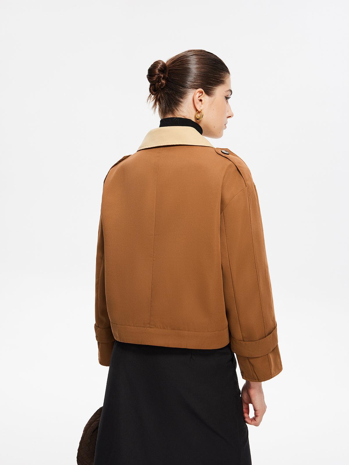 Contempo Crop Ceket - Phentora